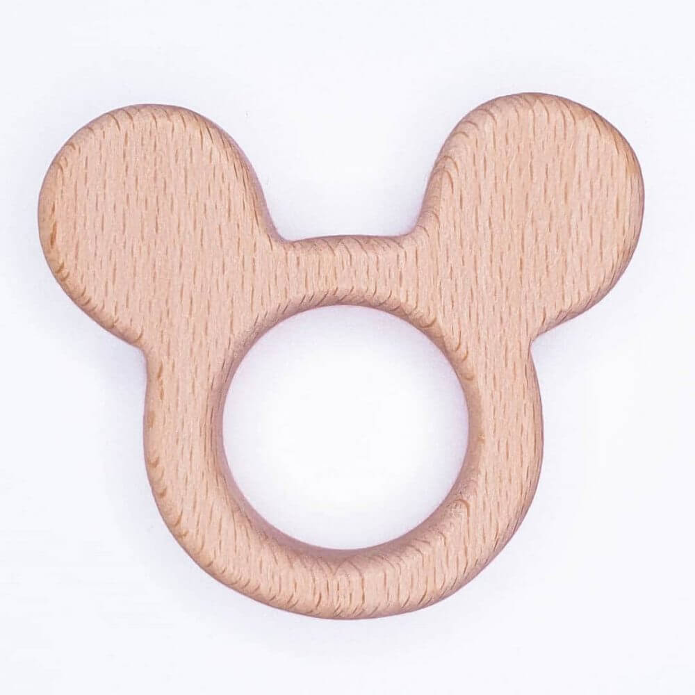 Houten bijtring houten ring Mickey