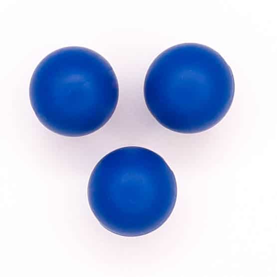 Siliconen kralen Navy Blauw 16 mm