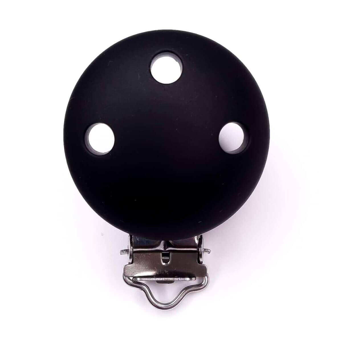 Attache-sucette en silicone noir bpa free wholesale baby