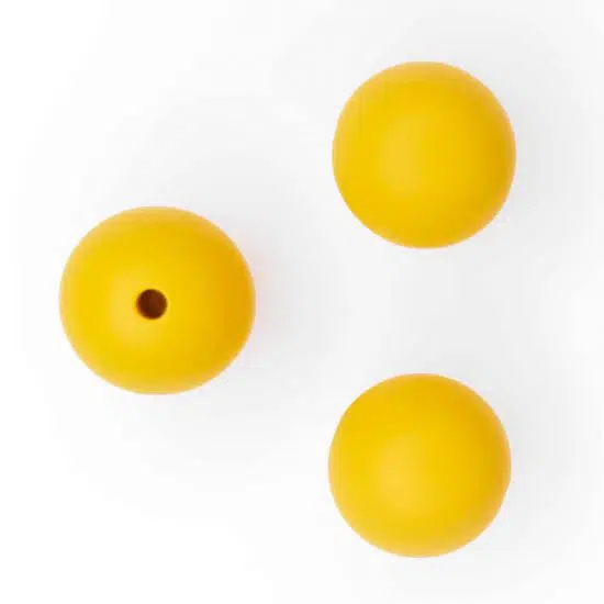 Mango siliconen kralen 15 mm bpa vrij bijtring speenkoord baby veilig