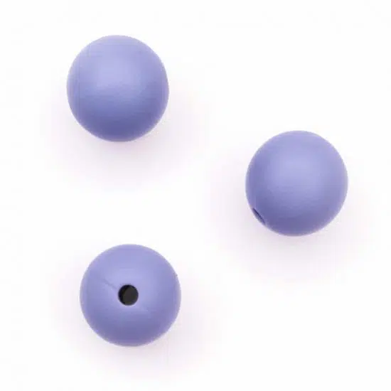Siliconen kralen 12 mm bpa vrij baby veilig speenkoord blauw paars