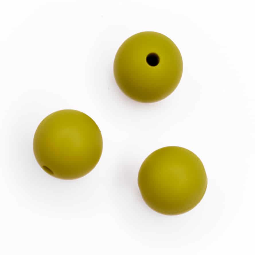 Siliconen kralen 12 mm bpa vrij baby veilig speenkoord willow