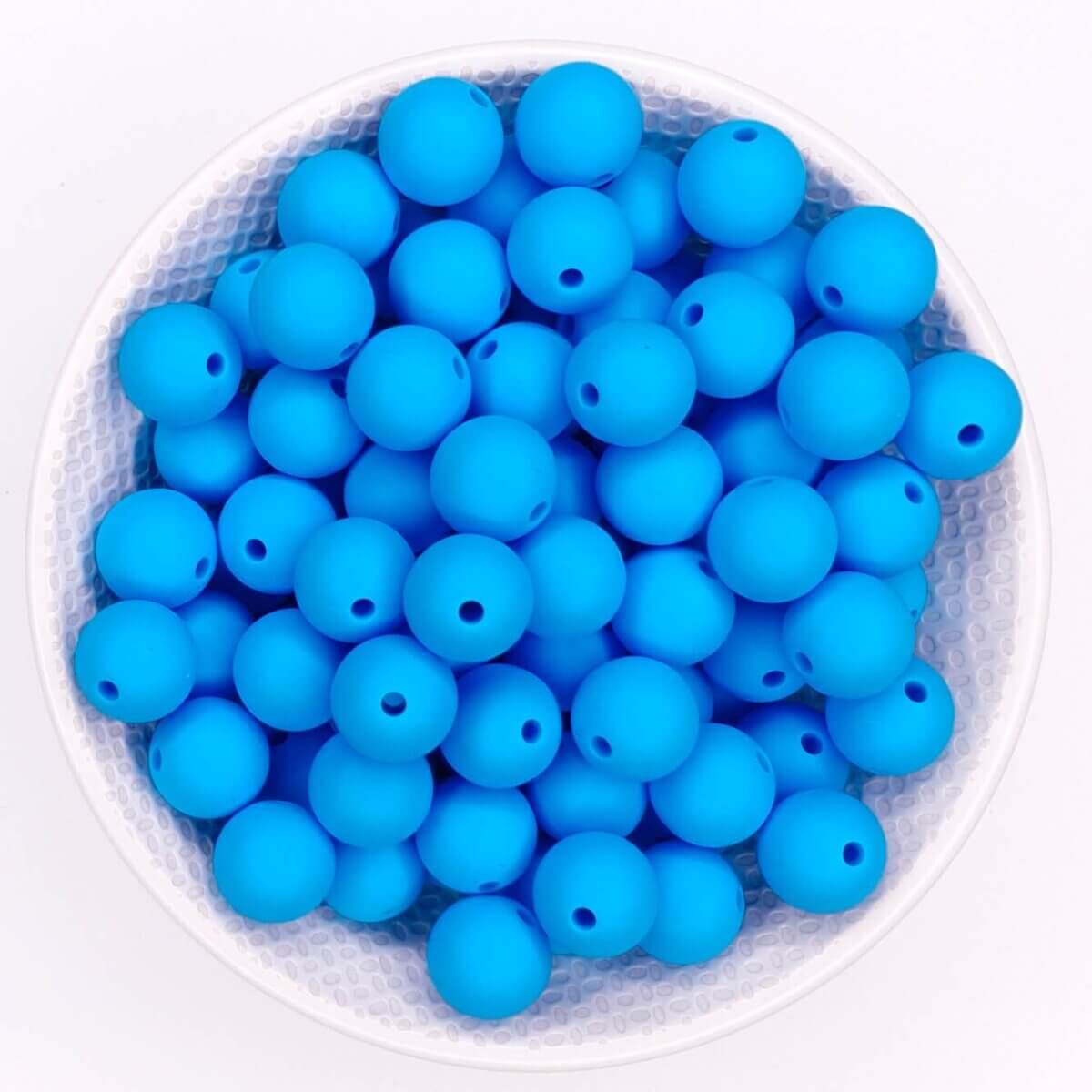 Silikonperlen 12 mm himmelblau bpa frei Großhandel
