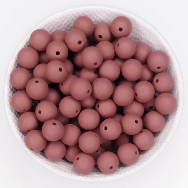 Silicone beads liver 12 mm pacifier cord bpa free