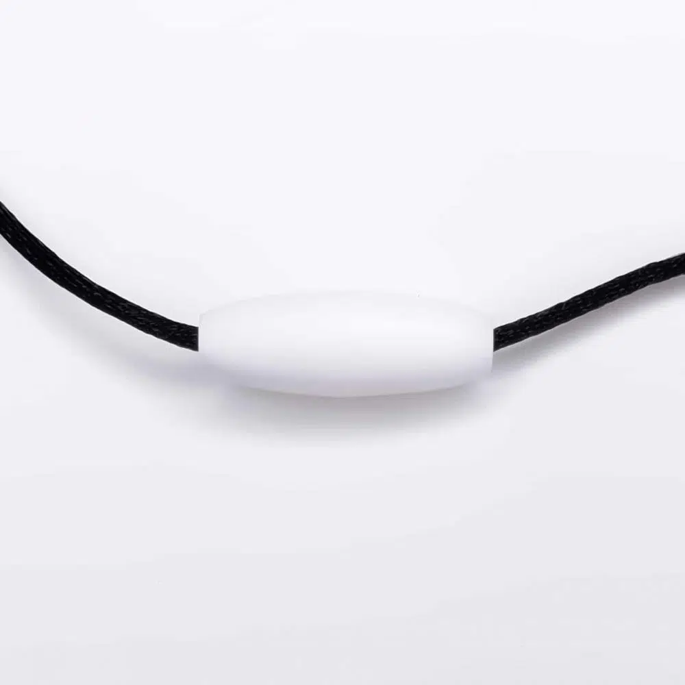Kliksluiting wit borstvoedingsketting armband