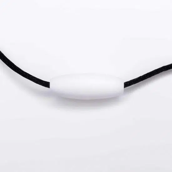 Kliksluiting wit borstvoedingsketting armband