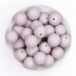 Siliconen kralen 16 mm champagne pink