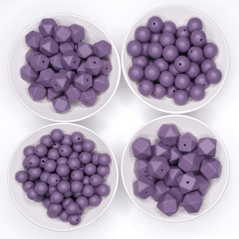 Siliconen kralen grape cassis bpa vrij ce gecertificeerd