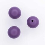 Siliconen kralen 16 mm grape cassis