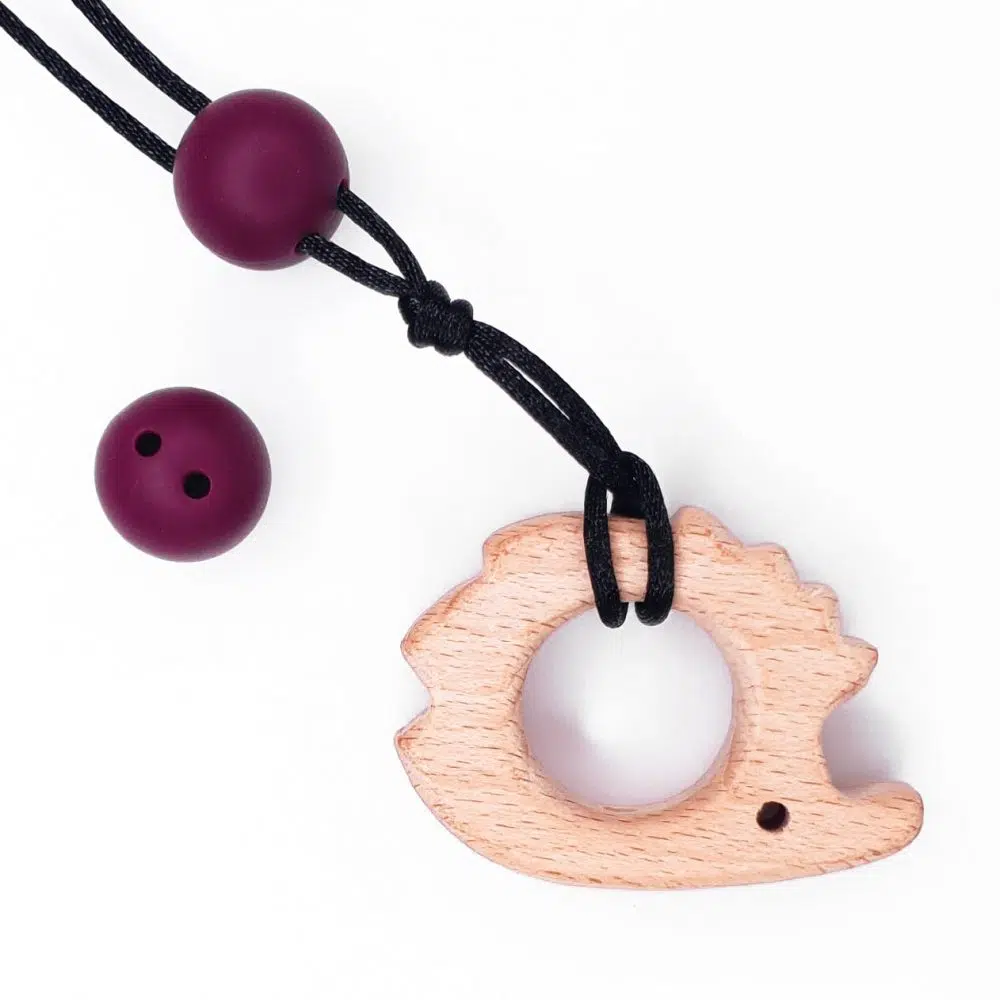 Siliconen veiligheidskraal 16 mm berry rood speenkoord baby bpa vrij