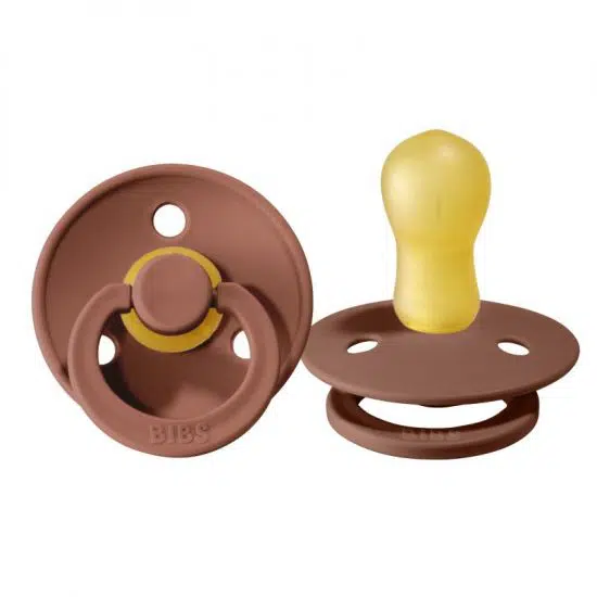 Bibs fopspeen maat 2 speen aanbieding baby woodchuck groothandel bruin