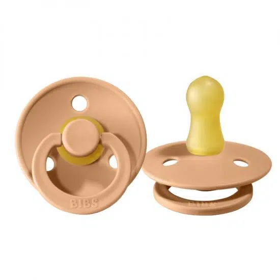 Bibs fopspeen maat 2 speen aanbieding baby peach groothandel perzik oranje