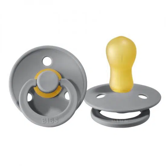 Bibs fopspeen maat 2 speen aanbieding baby cloud groothandel grijs
