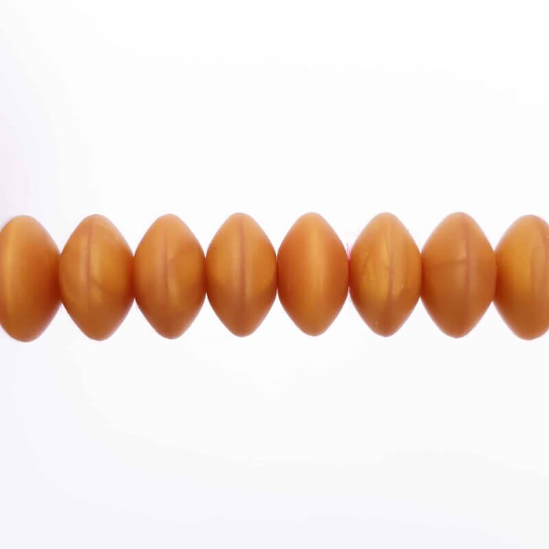 Silicone beads oval 12 mm metallic gold brown bpa free wholesale pacifier cord
