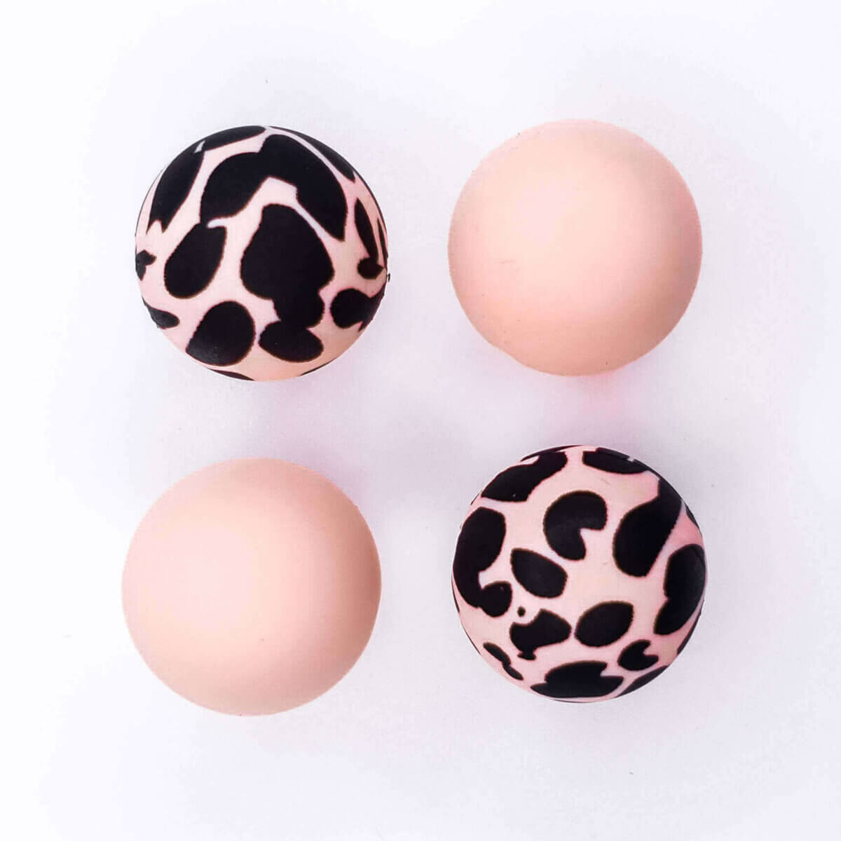 Licht Perzik dierenprint dalmatiër koeienvlek bpa vrij groothandel uniek custom