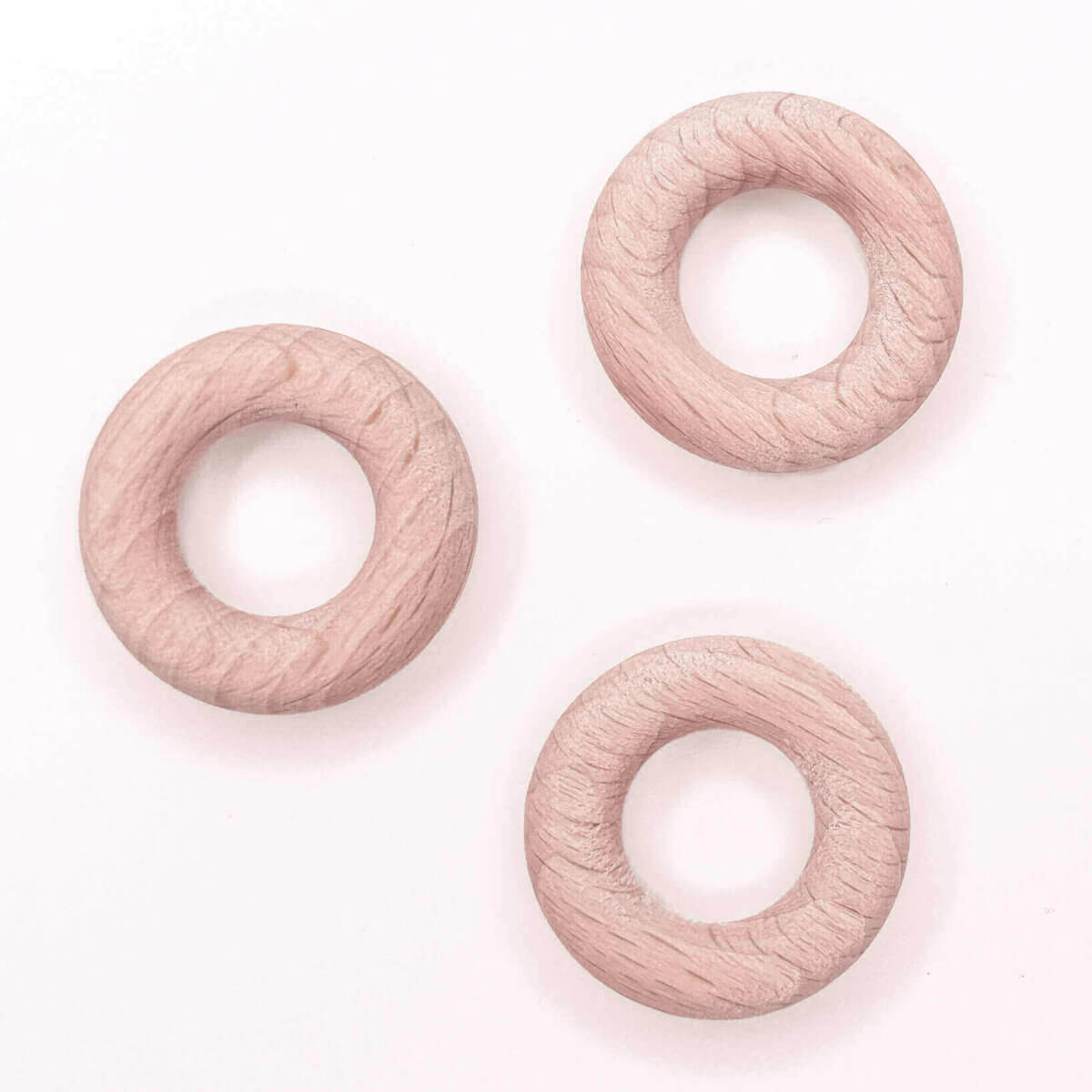 beech wood 2.5 cm ring baby safe wholesale