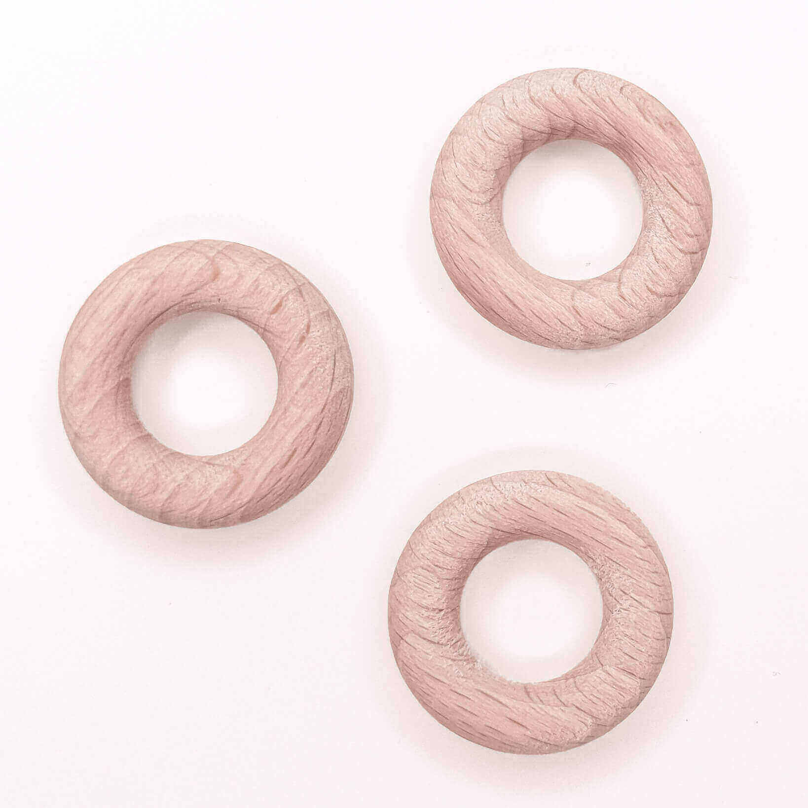 45mm Organic Beech Wood Rings, Wholesale Teething Ring,safe Wooden Teething  Teether Ring - Etsy