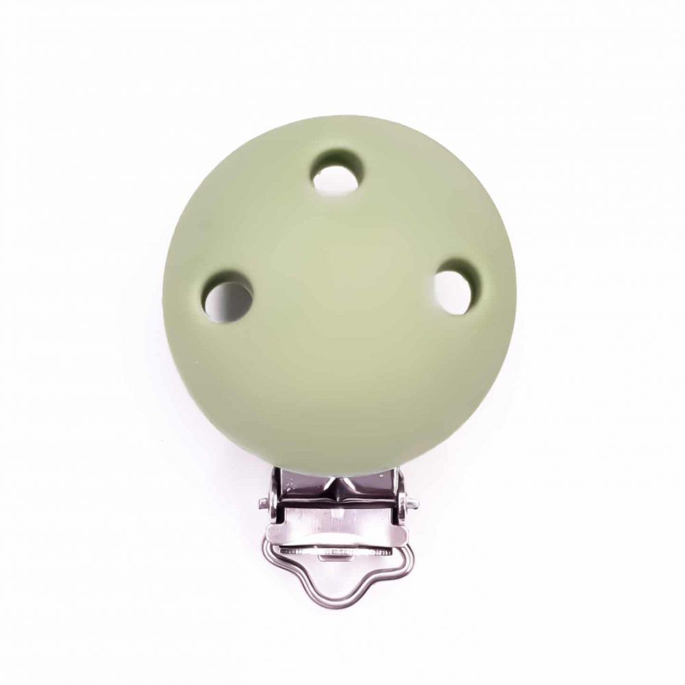 Siliconen speenclip - Pistache Groen