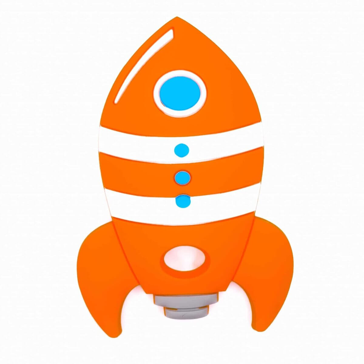 Variant: Rocket Orange Color: Bright Orange
Made of BPA-free silicone.
CE certified, 100% child safe. For more information on how to use,
read at the bottom of the page. Jootjes Haakcadeautjes