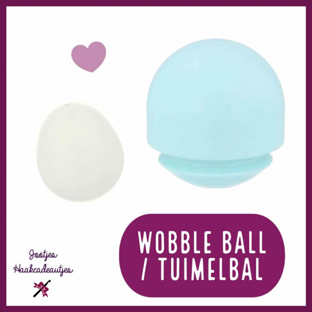 Wobble ball tuimelaar haken 110 mm en mini