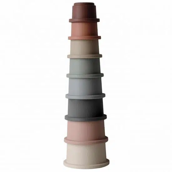 Mushie stapeltoren stacking cups stapel bekers original bpa vrij ftalaat vrij en pvc vrij