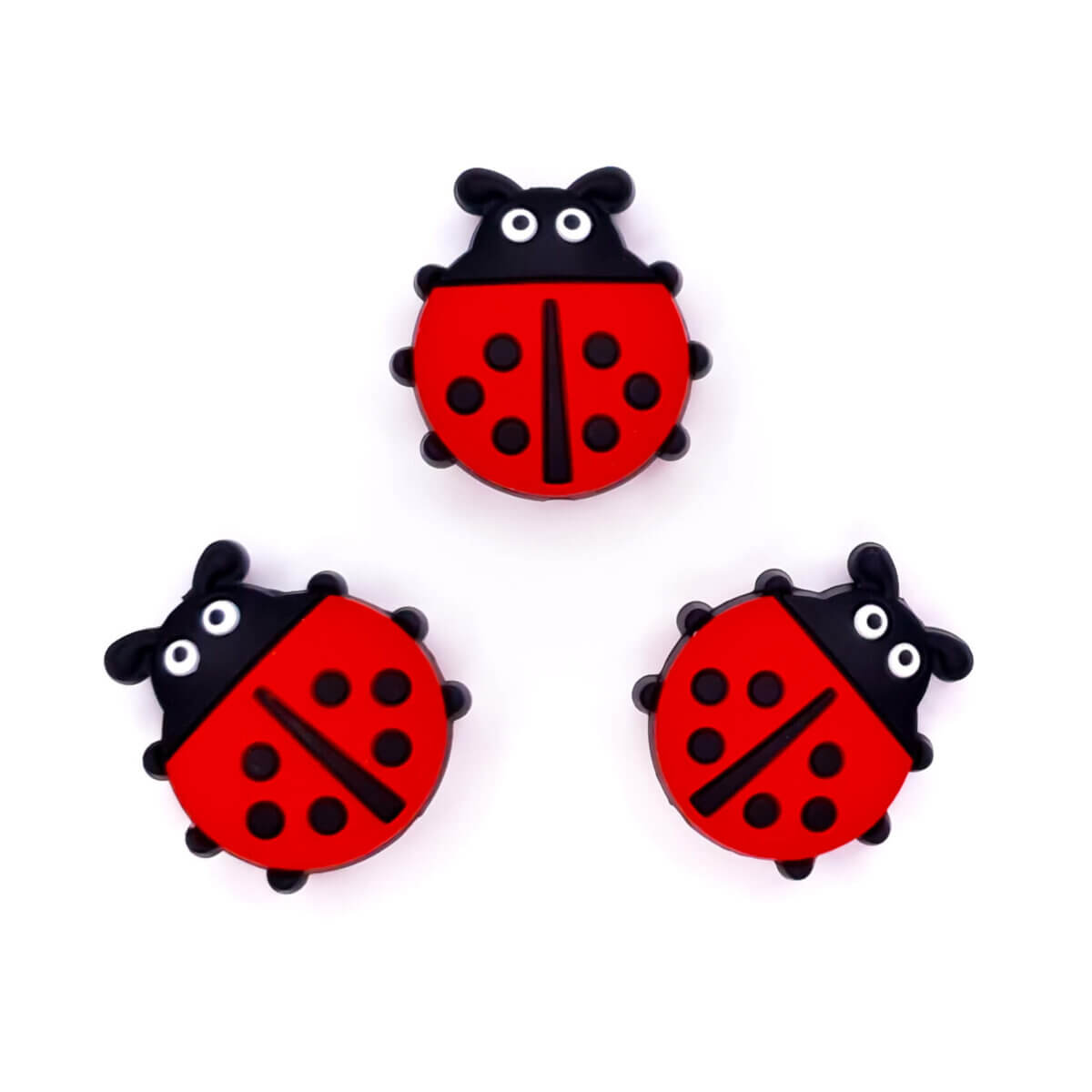 Silicone beads ladybug wholesale bpa free