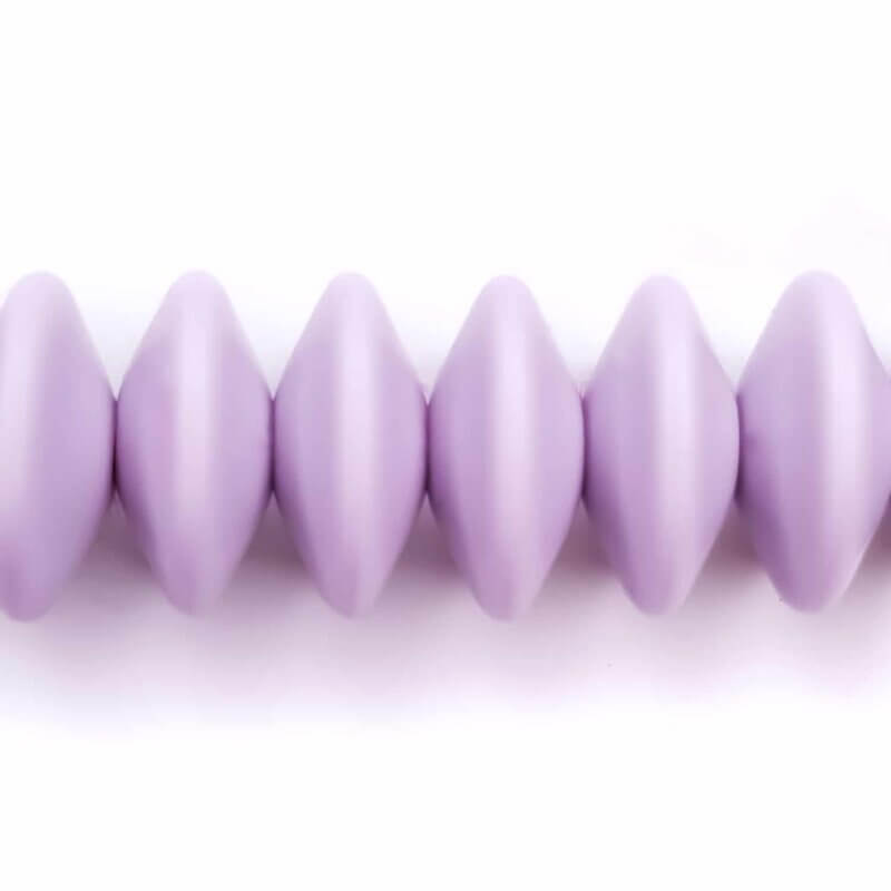 Silicone beads oval disc wholesale orchid purple 12 mm