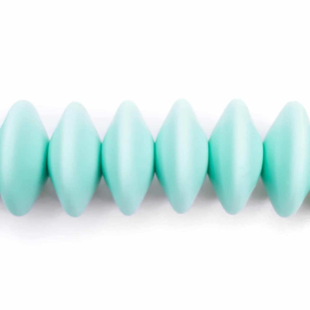 Siliconen kralen - Ovaal - 12 mm - Mint Groen