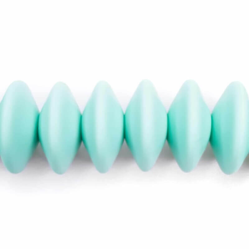 Silicone beads - Oval - 12 mm - Mint Green