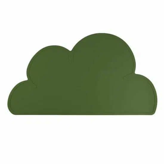 Siliconen placemat baby peuter bpa vrij baby veilig mos groen