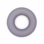 Silicone ring wholesale teething ring bpa free warm medium gray