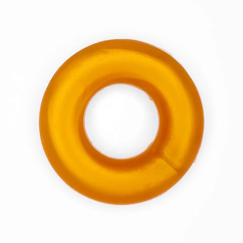 Silicone ring wholesale teething ring bpa free metallic gold brown