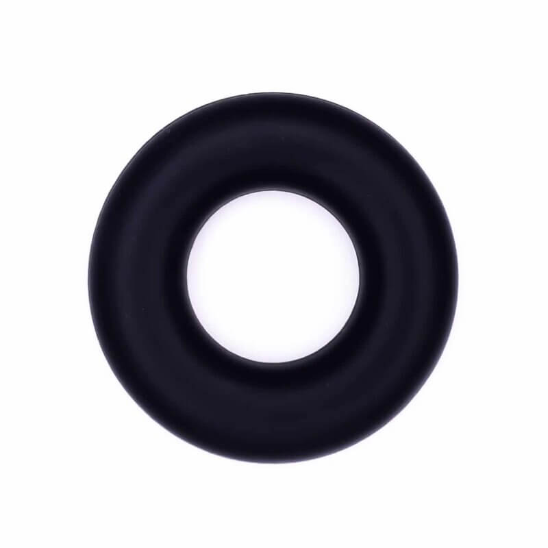 Silicone ring wholesale teething ring bpa free black