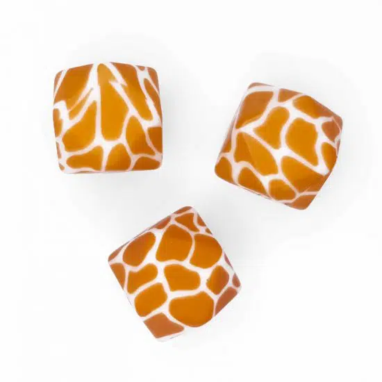 Giraffe BPA vrij print groothandel siliconen kralen