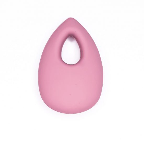Siliconen bijtspeelgoed groothandel bpa vrij bijtfiguur druppel blush