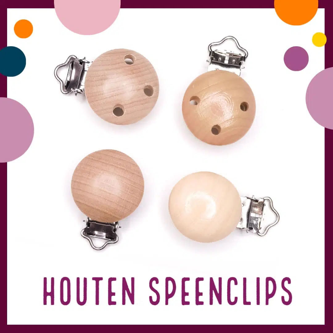 seksueel Op tijd Slim Houten Speenclips Met Gaatjes - EN 12586 - Jootjes