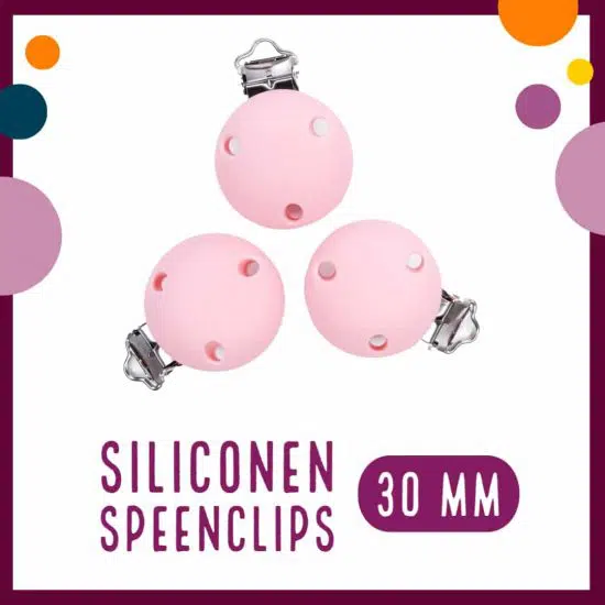 Siliconen speenclips groothandel bpa vrij baby veilig ce gecertificeerd 30 mm