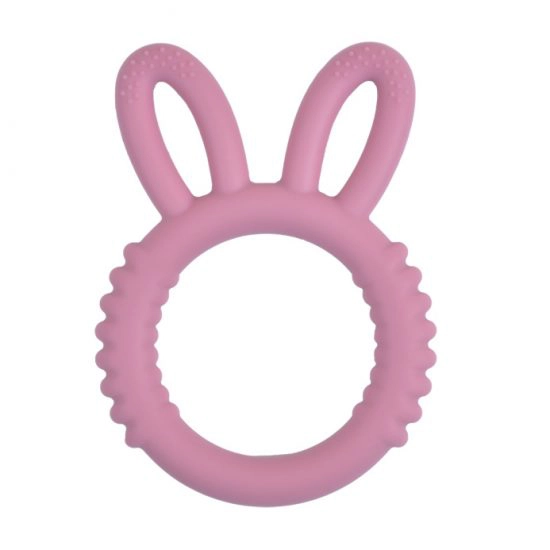 Siliconen bijtspeeltje bijtspeelgoed groothandel bpa vrij twinkle star framboos roze
