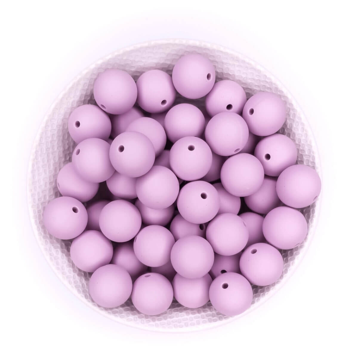 Silicone beads powder lilac bpa free wholesale pacifier cord teething ring