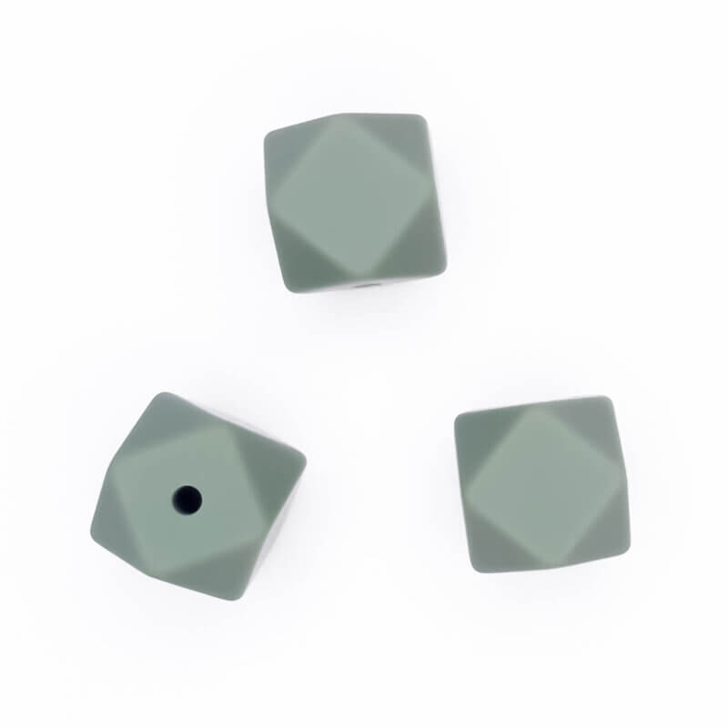 Perles de silicone hexagonales thym 14 mm bpa free wholesale