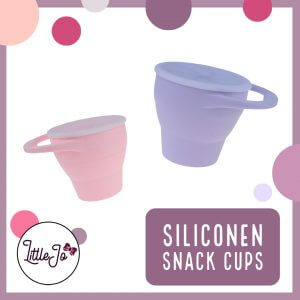 Siliconen snack cups bpa vrij baby groothandel wholesale