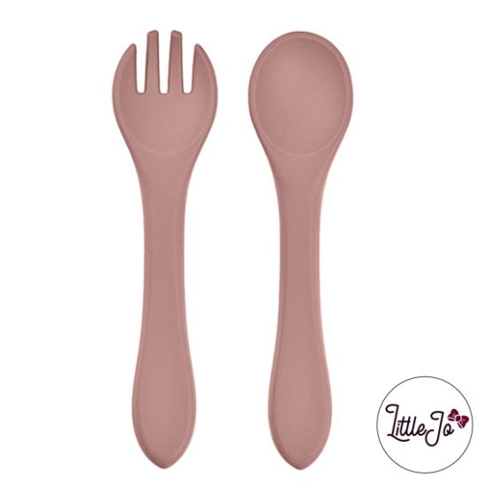 Siliconen kinderservies groothandel baby veilig bestek bpa vrij groothandel rosewood