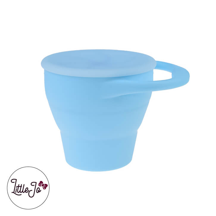 Silicone Snack Cups LittleJo BPA vrij Groothandel Wholesale Licht Hemelsblauw