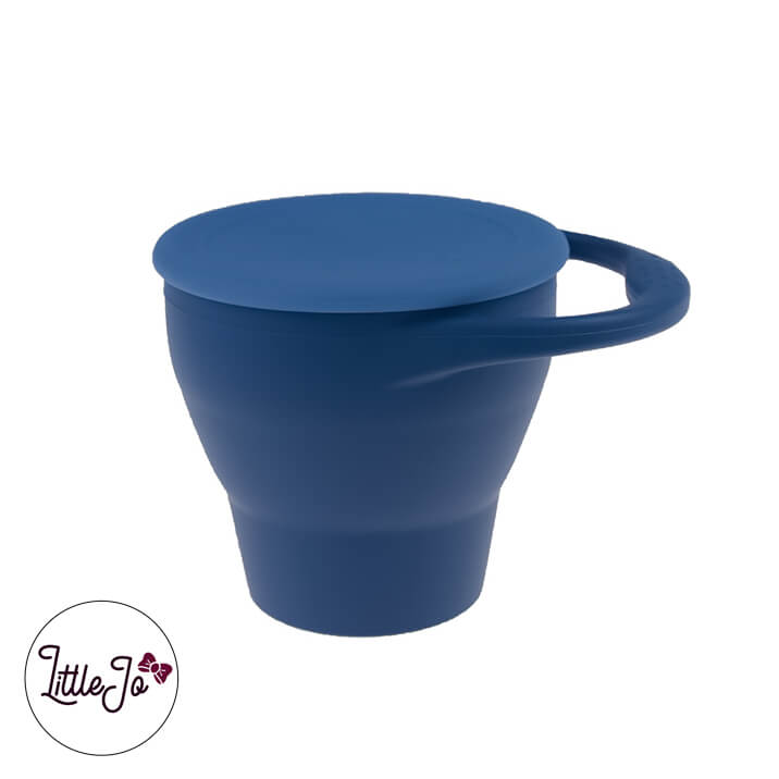 Silikon Snack Cups LittleJo BPA frei Großhandel Marineblau