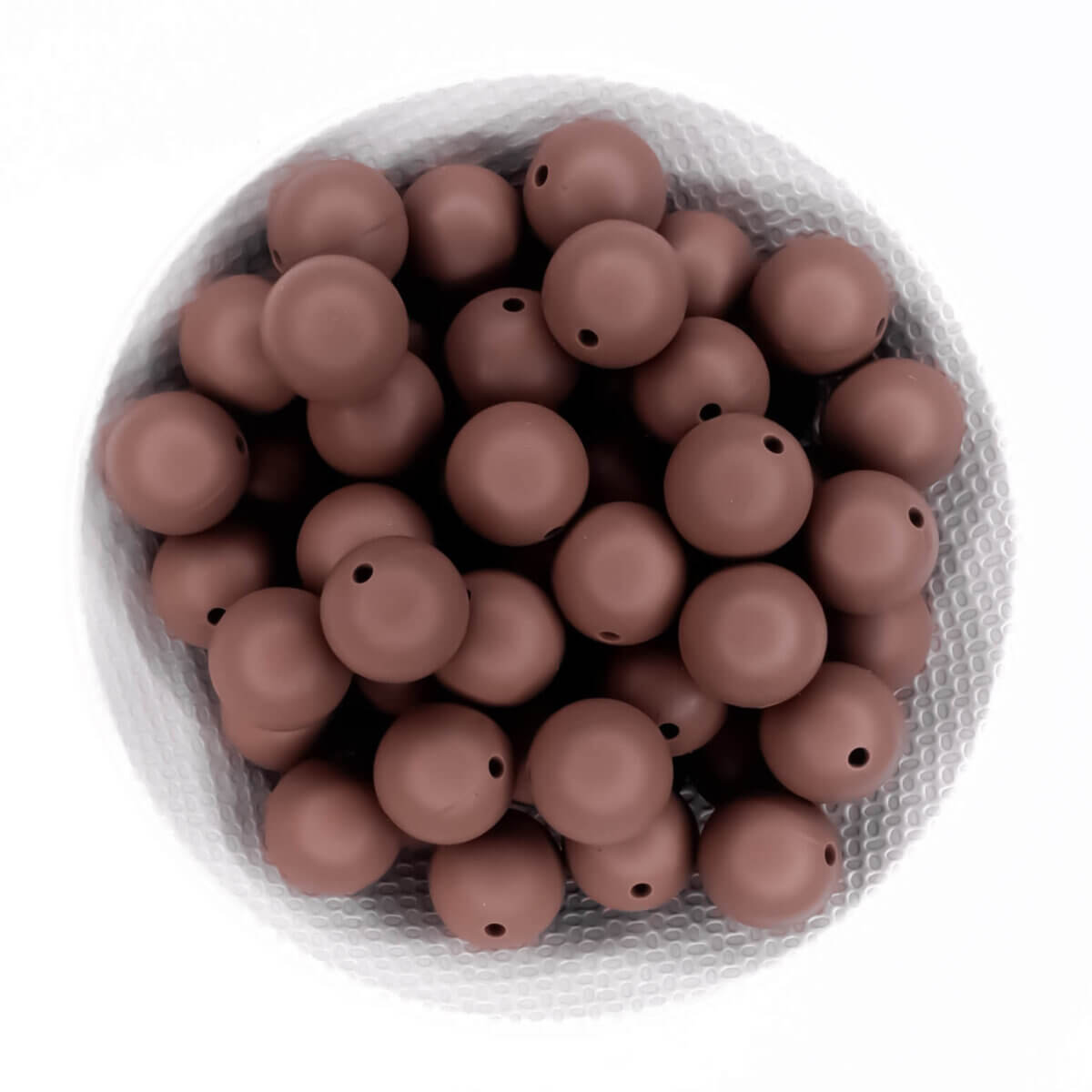 Silikonperlen Großhandel bpa frei Schnuller Schnur Brownie