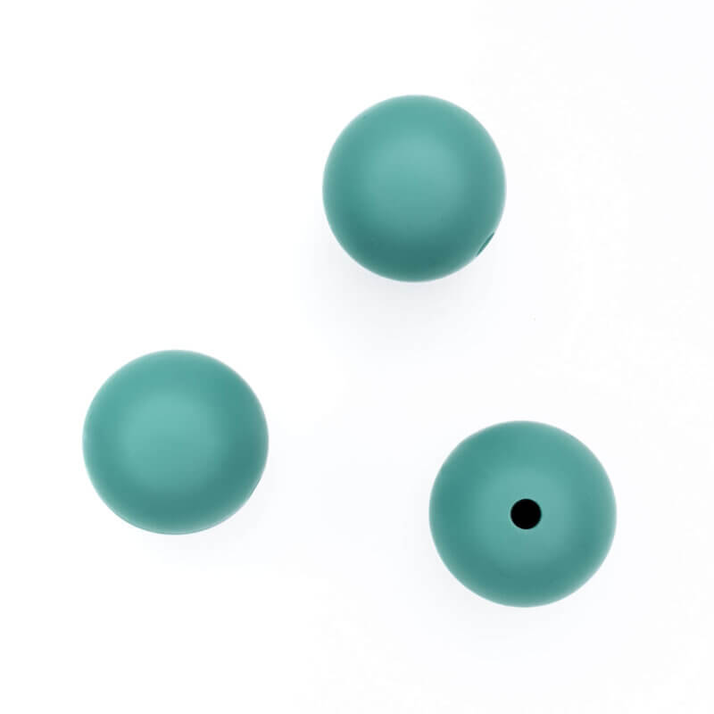 Silicone beads wholesale bpa free pacifier cord sage green
