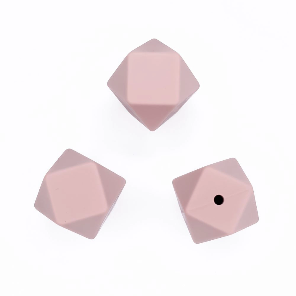Siliconen kralen groothandel bpa vrij speenkoord pale rose