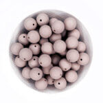Silicone beads wholesale bpa free pacifier cord taupe