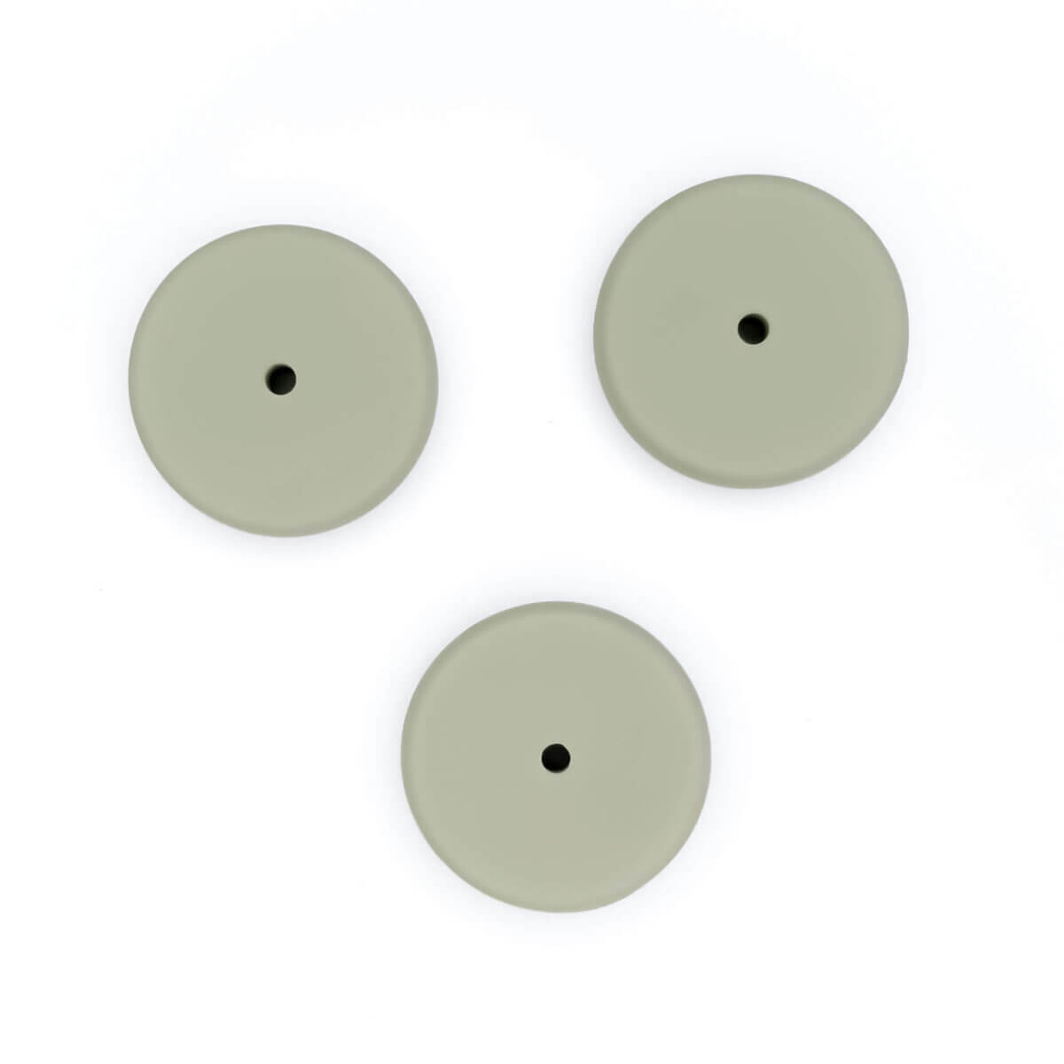 Kleurcode: Pistache Materiaal: 100% BPA vrij siliconen materiaal, volledig chemisch veilig getest volgens EN-71. Type: Circlet, plat en ovaal, 25 mm doorsnede Jootjes Haakcadeautjes