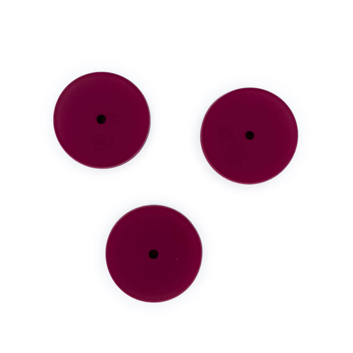 Kleurcode: Berry Materiaal: 100% BPA vrij siliconen materiaal, volledig chemisch veilig getest volgens EN-71. Type: Circlet, plat en ovaal, 25 mm doorsnede Jootjes Haakcadeautjes